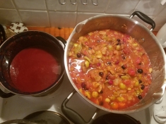 Cooking up Hedgerow Jelly and catsup